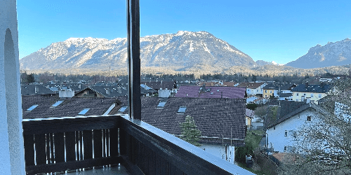 Gartenwohnung mit            Panoramablick - Piding